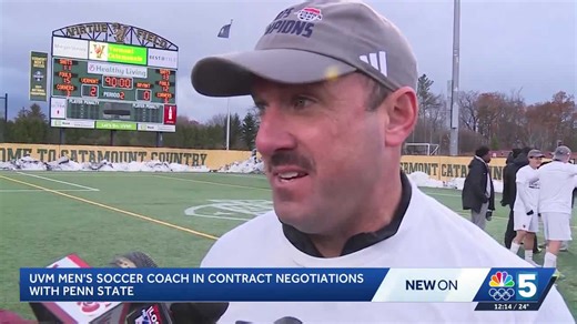 UVM men's soccer coach Rob Dow officially accepts head coach position at Penn State University