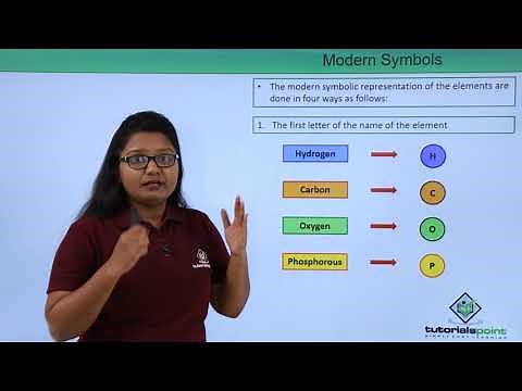 Class 9th – Names and Symbols of Elements | Atoms and Molecules | Tutorials Point