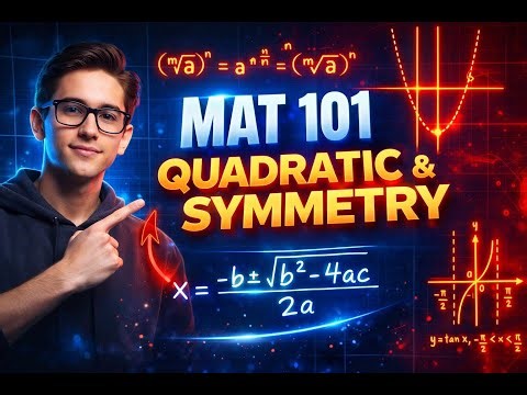 Quadratic Functions & Symmetry Made Easy | Axis of Symmetry Explained #quadratic #symmetry #maths