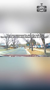 Are you supposed to stop if a bus on the left side of a two-stop intersection is loading ? | Dashcam Lessons