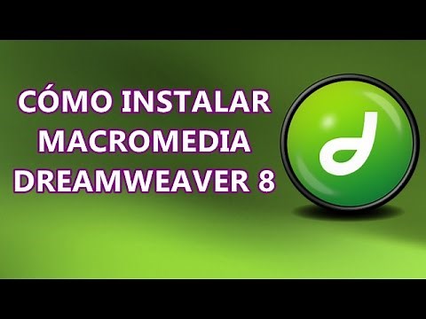 CÓMO INSTALAR MACROMEDIA DREAMWEAVER 8