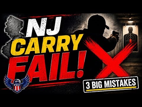 3 Things That Will Make You Fail Your NJ Concealed Carry Qualification