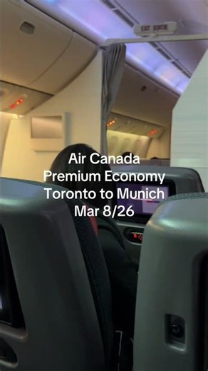 Air Canada Premium Economy going from Toronto to Munich on Mar 8/26