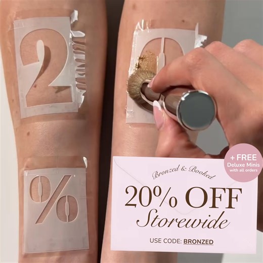You've waited all year for this. Our Black Friday sale is finally here. Get 20% off storewide free deluxe minis with every order. | Loving Tan