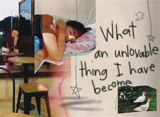 nathalie on Instagram: "WHAT AN UNLOVABLE THING I HAVE BECOME."