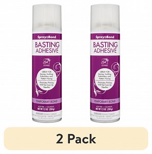 (2 pack) SpraynBondby HeatnBond Basting Adhesive Fabric Spray, 7.2 oz. - Walmart.com