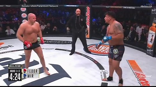 Fedor knocks out Mir in first round