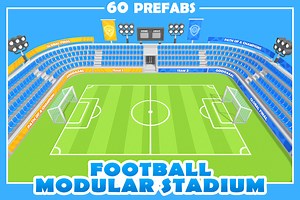 Football - Modular Stadium | 3D Props | Unity Asset Store