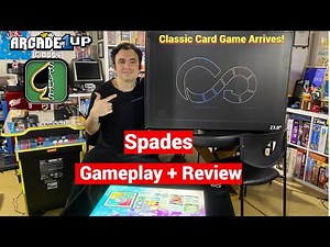Spades Gameplay + Review on The Infinity Game Table Arcade1Up