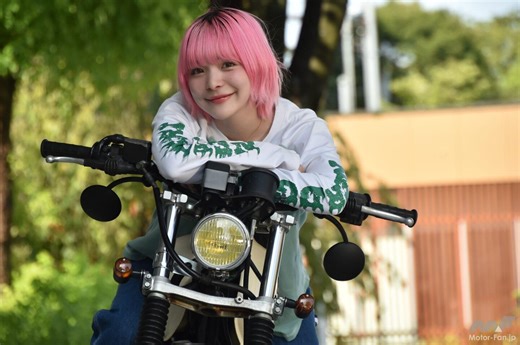 "令和のラジオスター"アンジェリーナ1/3はバイク好き！愛車はヤマハTW225Eストリートトラッカー!?【vol.1】 | Motor-Fan[モーターファン] 自動車関連記事を中心に配信するメディアプラットフォーム