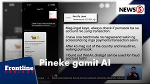 234K views · 2.8K reactions | #FrontlineTonight | Nagbabala ang National Bureau of Investigation (NBI) laban sa mga pekeng proof of payment na kumakalat online. Ginagawa raw ang mga ito, gamit ang AI. For more latest stories, visit us at www.news5.com.ph | News5 | Facebook