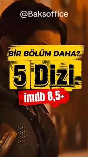 🏆 Bir Bölüm Daha? Dedirtecek En iyi 5 Dizi önerisi ( IMDB 8,5+ ) #dizi #film #series #imdb