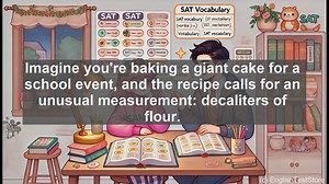 5000 Must Know SAT Vocabulary - Decaliter: A Metric Unit Explained for SAT Prep
