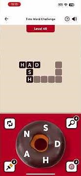 Tim Hortons, Tims Word Challenge L-40, Level 40