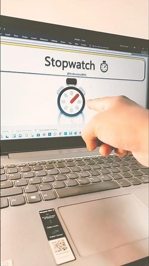 How to Type Stopwatch ⏱️ in MS Word Secret Unicode Code #Shorts