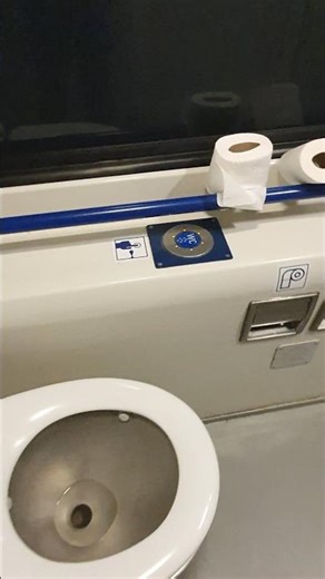 Toilet on the train @ České dráhy #train #toilet #shorts