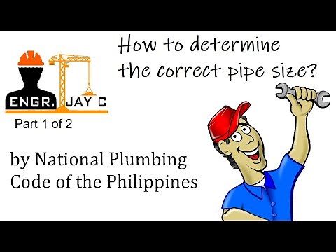 Sizing of Water Supply Pipe | Revised National Plumbing Code of the Philippines