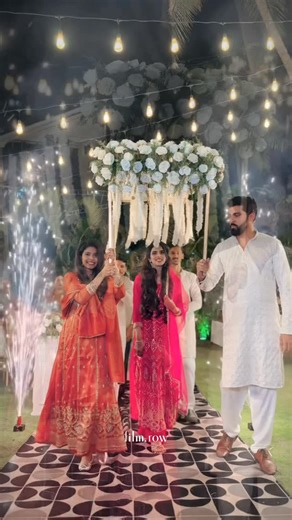 Film Row🎦 on Instagram: "A beautiful beginning — @ruby__soora02 💍 • • • • #bride #groom #brideentry #engagement #beginning"