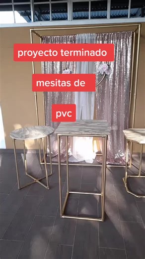 Decoración de Mesas para Fiestas con PVC