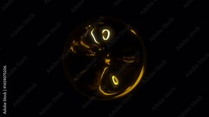 Explosion shockwave effect and divergent wave on a transparent background. Abstract smoke explosion animation. Fire energy animation on a Alpha channel. Overlay Template. Explosion shockwave.