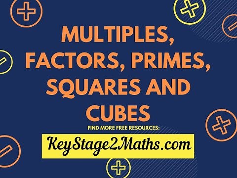 Multiples, factors, primes, squares and cubes