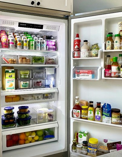 10K views · 103 reactions | Fridge organization is much easier when you have the right supplies at your fingertips. The Orderly Space used The Home Edit Divided Fridge Drawers to create effortless fridge systems. SHOP: https://container.store/3txHlzL at #TheContainerStore | The Container Store | Facebook