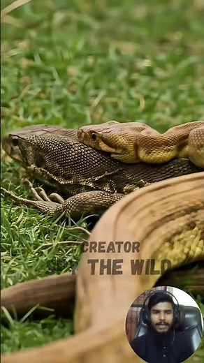 Lizard Defeated: Watch the Snake’s Crushing Attack in Slow Motion | Wildlife Animals Fight