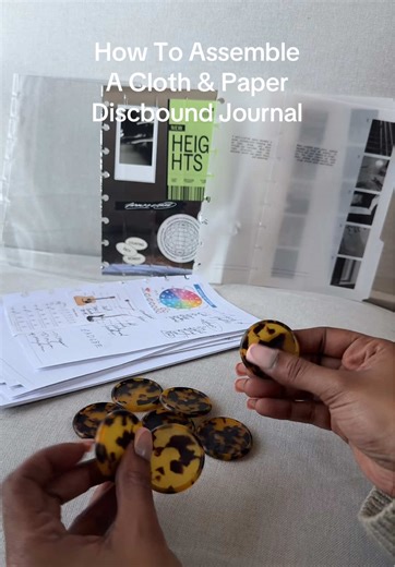How to Set Up a Discbound Journal from Cloth & Paper