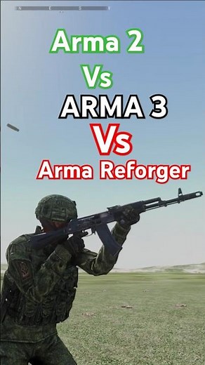 Arma 2 Vs Arma 3 Vs Arma Reforger. Comparison. Arma Games Evolution. #arma2 #arma3 #armareforger