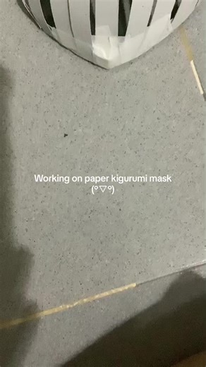 DIY Paper Kigurumi Mask Tutorial
