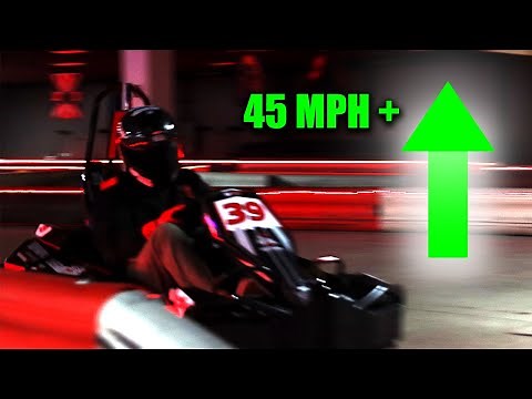 50MPH High Speed Indoor Racing at High Caliber Karting!!