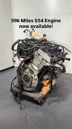 Straight Six Auto Parts on Instagram: "🫀99k Miles S54 Engine now available! #bmw #bmws54 #s54 #bmwengine #bmwparts"