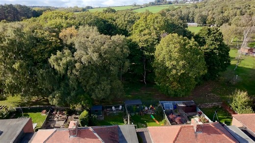 It may be a little dreary outside today, but the sun is always shining in Winlaton Mill! Check out our drone view of Mundle Avenue, the surrounding village and woodlands! | Living Local Homes