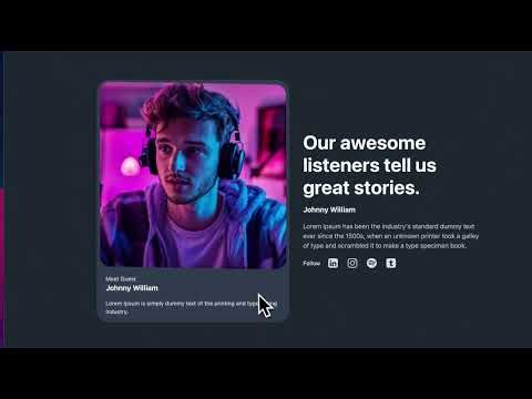 Podcasty Elements - Podcast & Music Website Project