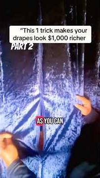 This “1 TRICK” makes your backdrop drapes look $1,000 richer Part 2