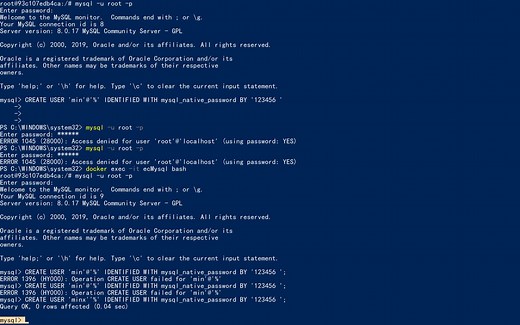 五分钟windows docker安装mysql