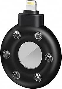 Infrared Device to Find Hidden Camera Detectors Anti Camera Detector Spy Camera Finder Bug Detector Device to Find Hidden Cameras Detector for Hidden Camera Anti Spy Camera Detector (Black)