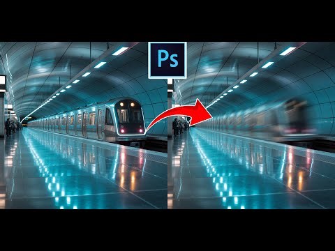 Create a Dynamic Motion Blur Effect in 30 Seconds! ⚡ #photoshoptutorial