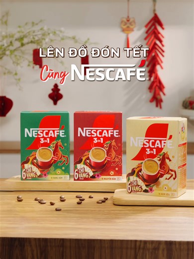 Lên Đồ Đón Tết Cùng NESCAFÉ Thêm Vui Vẻ