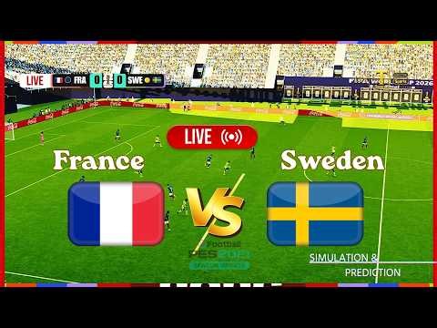 🔴LIVE : France vs Sweden Highlights | eFootball PES21 Game Video Simulation