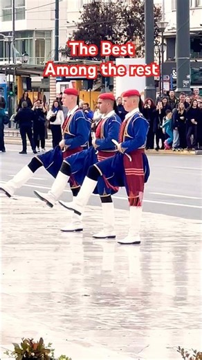 When Soldiers March Like This Precision Gets Scary #military #athens #shorts
