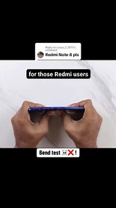 Redmi Note8 's bend test result #viralreelsfacebook #redmi #bending #Samsung #testing #Huawei #results #infinix #realme #vivo #OPPO #iphone #trendingnow #reelsfyp #viralreelsfb #fbreels #viralreelsシ #reelsfb #trendingreelsvideo #viralpage #fypシ #trendingreels | High Technology