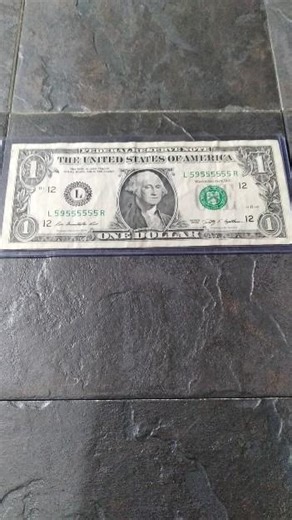 Fancy Serial Number Near Solid Serial Number money cash currency Federal Reserve Note