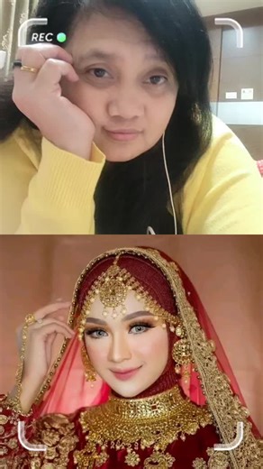 Traditional Red and Gold Bridal Attire Showcase