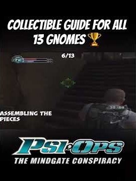 Collectible Guide for All 13 Evil Gnomes in Psi Ops The Mindgate Conspiracy l Ps2 Classic on Ps5
