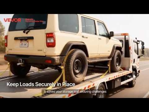 VEVOR 4-Pack E-Track Tie-Down System | Ultimate Cargo Secure Solution For Trailers & Vans