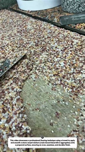 Satisfying Stone Carpet Installation | Pro Flooring Transformation & Workflow