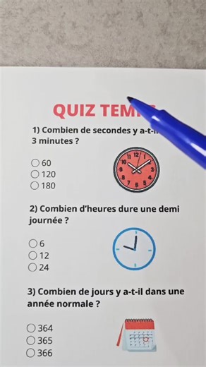 Impossible que tu aies 6/6 au Quiz Temps