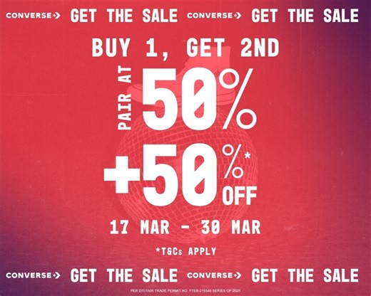 1.6K reactions · 25 shares | More Chucks, More Savings!  Buy any pair of Converse and score the 2nd pair at 50% OFF! Available on all full-price items in-store. Which pair are you taking home? 朗 Don't wait—head to your nearest Converse store now! #ConversePH | CONVERSE | Facebook