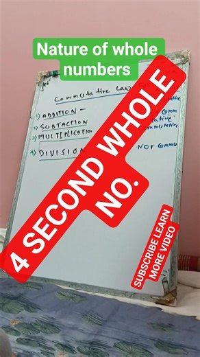 nature of whole numbers #tutorial #coaching #mathematics tricks #numbers